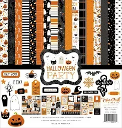 Echo Park Paper Company Halloween Party Collection Kit Paper, Multi, 12-x-12-Inch