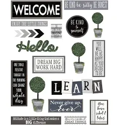 Teacher Created Resources Modern Farmhouse Wall Decor Bulletin Board Set