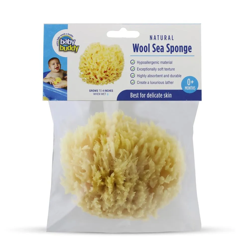 Baby Buddy Natural Wool Sea Sponge Baby Bath Sponge