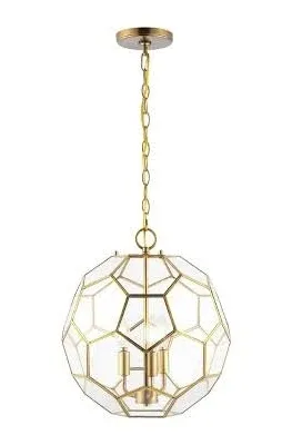 Jonathan Y Violet 3-Light Modern Bohemian LED Pendant