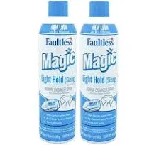 MAGIC Sizing Spray Light Body – No Flaking or Clogging! Light Ironing Spray – 20oz Wrinkle Iron Spray for Clothes (Pack of 2) – Fresh Linen Scent Finishing Spray