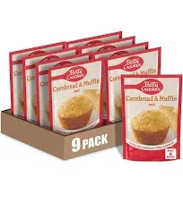 Betty Crocker Betty Crocker Authentic Cornbread & Muffin Mix, 6.5 oz (Pack of 9)