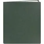 Pioneer Family Treasures Deluxe Fabric Postbound Album, Hunter Green, 12" x 15"