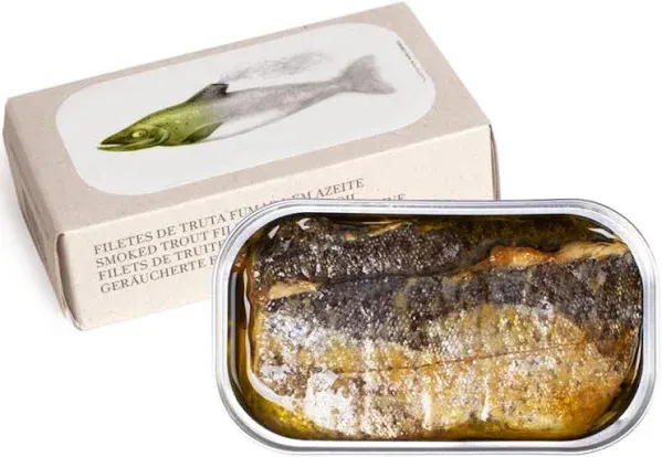 Jose Gourmet Smoked Trout Fillets in Olive Oil