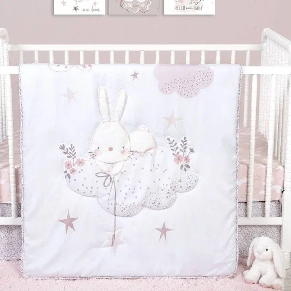 Sammy & Lou Cottontail Cloud 4 Piece Crib Bedding Set