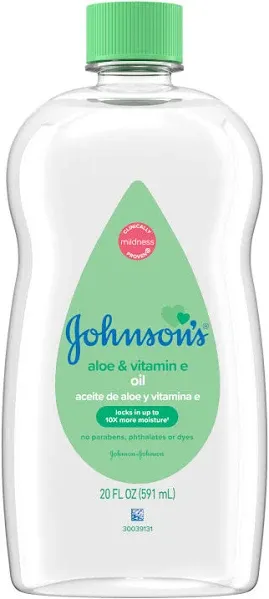 Johnson's Aloe Vera & Vitamin E Baby Oil