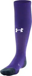 Under Armour Adult Team Over-The-Calf Socks, 1-Pair, White/Black/Bl<wbr/>ack, X-Large