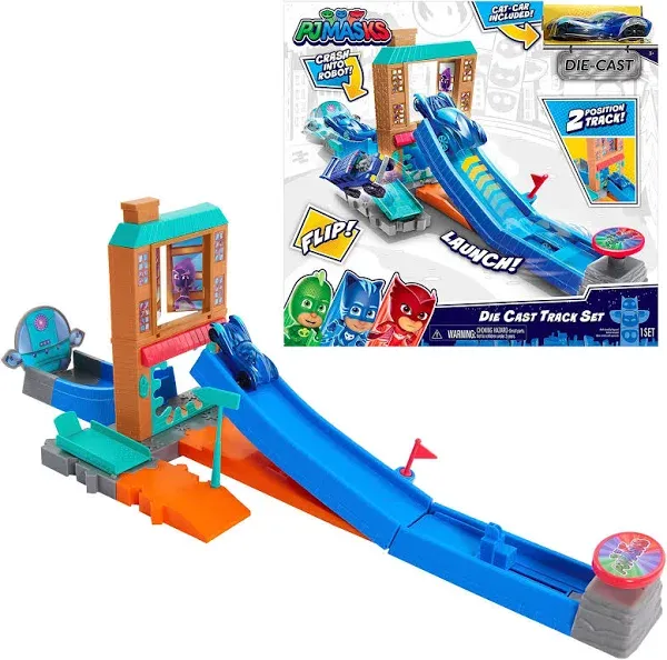 PJ Masks Die Cast Playset for 1:43 Scale Vehicles, by Just Play 14