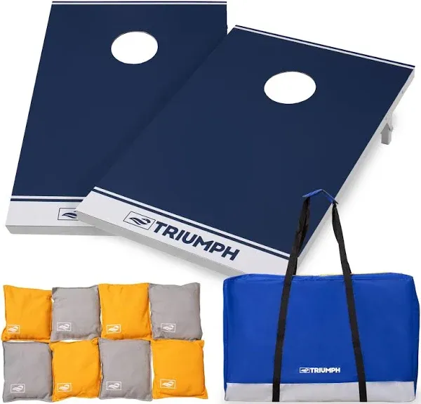 TRIUMPH SPORTS USA All-Weather Aluminum 2x3 Cornhole Set - Includes 2 Boards, 