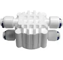 Express Water Automatic Shut Off Valve Quick Connect 1/4" inch Fittings for Water Filters / Reverse Osmosis Ro Systems