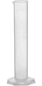 Eisco Labs Plastic Graduated Cylinder 500mL Class B Stable Hexagonal Base