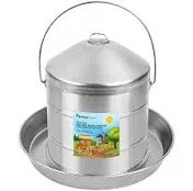 Chicken Waterer 8L / 2.1Gal, 304 Food-grade Stainless Steel Poultry Waterer, ...