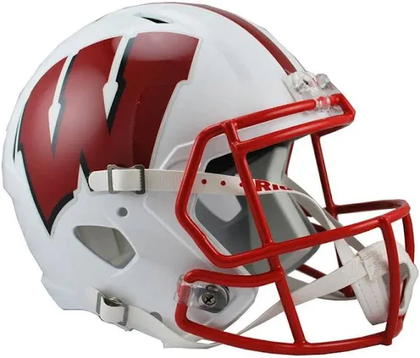 WISCONSIN BADGERS NCAA Riddell SPEED Full Size Replica Football Helmet