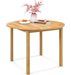 Costway Round Patio Dining Table