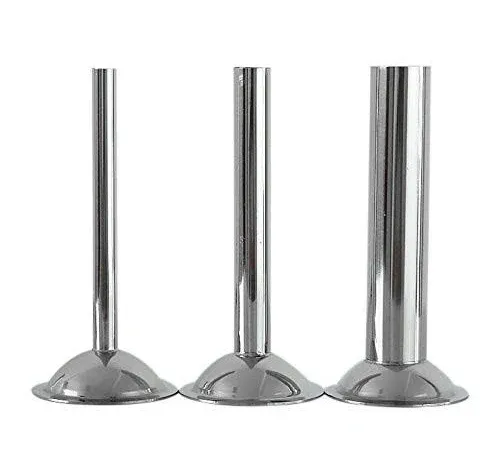 #12 Stainless Steel Sausage Stuffer Tubes for Meat Grinder/Food Grinder,3-Piece Stainless Sausage Stuffer