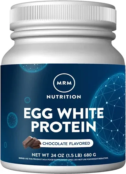 MRM Nutrition Egg White Protein | Vanilla Flavored | 23g Fat-Free Protein | with