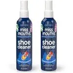 Miss Mouth's Messy Steppers Shoe Cleaner - 4oz Spray Ready To Use Sneaker Cleaner for Rubber, Canvas, Leather to Remove Dirt, Grass, Scuffs from the makers of Miss Mouth's Messy Eater Stain Treater