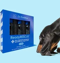 ReadyRESCUE - Dog First Aid Kit Essential - Activated Charcoal Detox for Dogs, Cats, Pets - Animal First Aid Kit - Dog Medical Emergency Kit - Dog Travel Essentials - 30g (3 Vials of 30g)