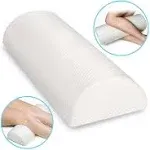 BeautifulLife HALF MOON BOLSTER Memory Foam Semi-Roll Leg Pillow Support Cushion BEAUTIFULLIFE