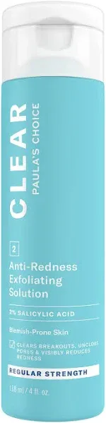 Paula's Choice Clear Regular Strength Anti-Redness Exfoliating Solution with 2% Salicylic Acid (118ml)