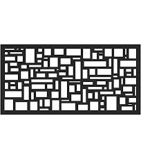 Barrette Outdoor Living 2'x4' Slate Decorative Screen Panel