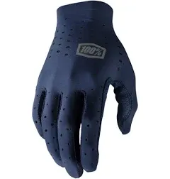 100% Sling Gloves - Navy, Full Finger, Large