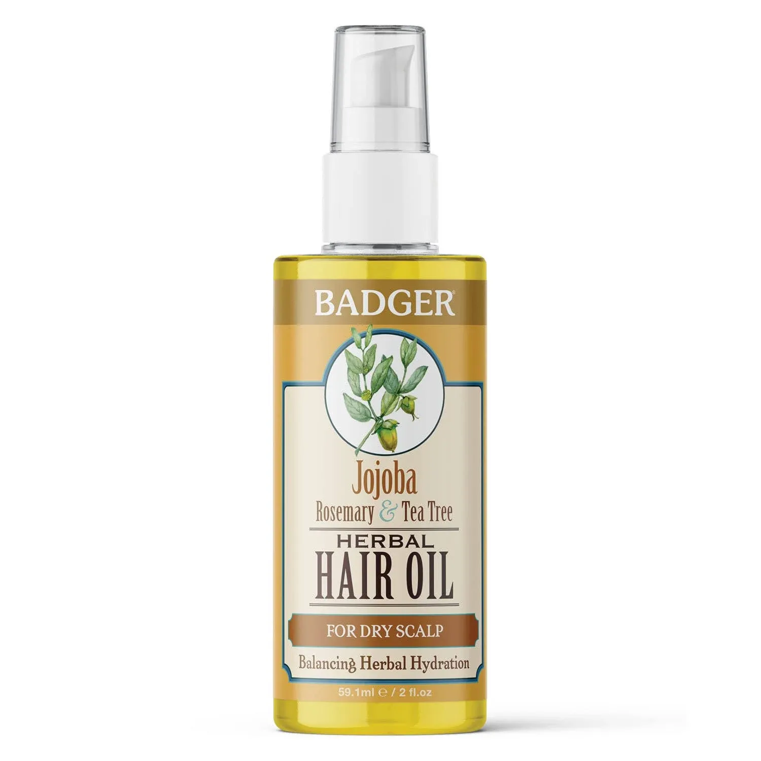 Badger Jojoba Hair Oil (59.1ml)