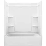 Sterling Ensemble Medley Wall Set 60 in. x 30 in. x 73 in. White