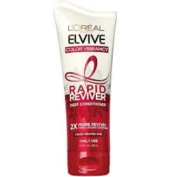 L'oreal Paris Elvive Color Vibrancy Rapid Reviver Deep Conditioner Repairs Damaged Color-Treated Hair