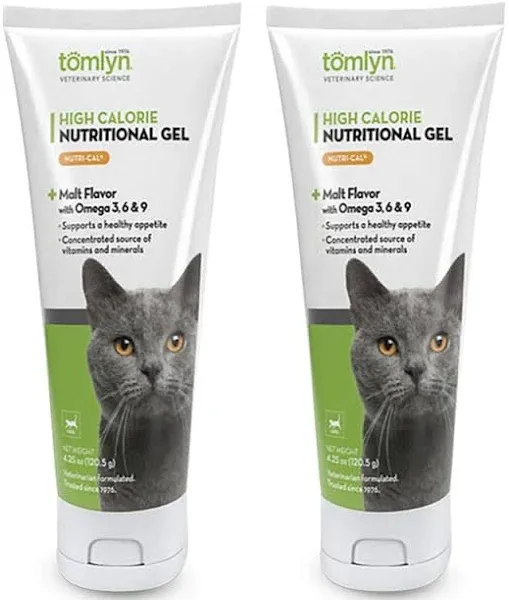 Tomlyn High Calorie Nutritional Gel for Cats  Exp 1/2026 Malt Flavor