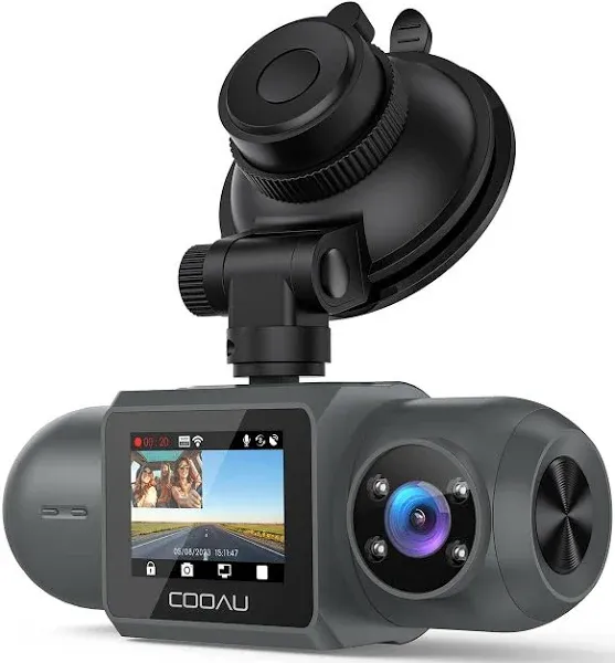 Uber Dual 1080p FHD Built-in GPS Wi-Fi Dash Cam