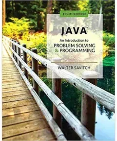 Java: An Introduction to Problem Solving & Programming