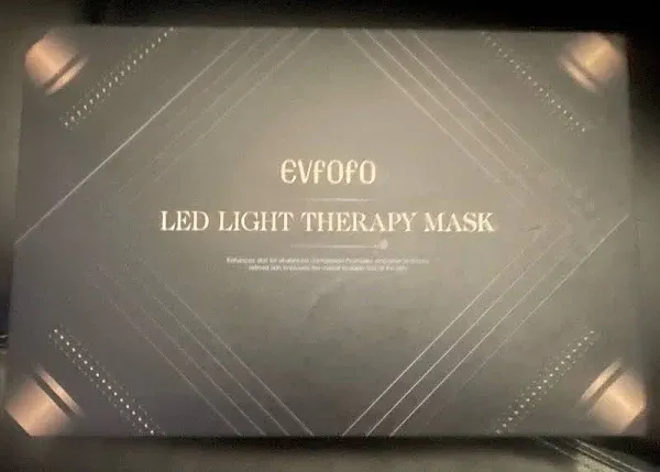 Red Light Therapy Mask for Face, Blue Red Light Therapy Mask for Face, 7 Colors LED Face Mask Light Therapy