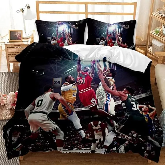 Xuan 3Pc Sports Duvet Cover Bedding Set