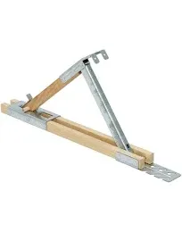 Qualcraft Adjustable Wood Steel Roof Bracket