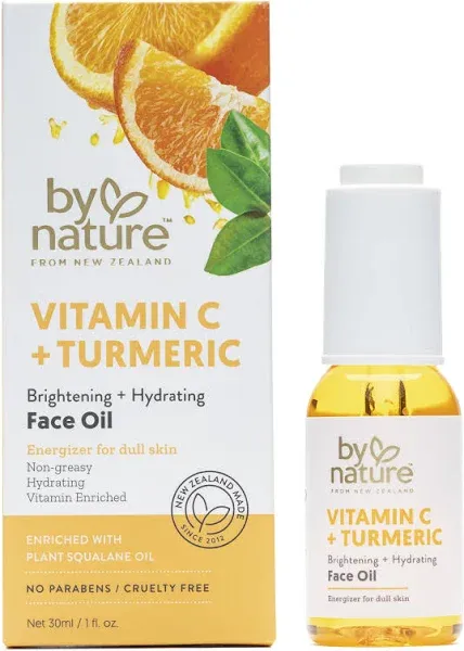 By Nature From New Zealand Vitamin C + Tumeric Face Oil Exp: May 2025