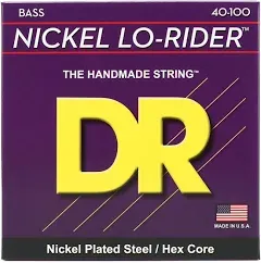 DR Nickel Lo-Rider Bass Strings 40-100 | Reverb