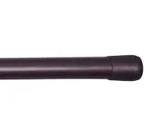 Carlisle Spring Tension Rod, Brown, 28 to 48 In.