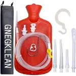 GNEGKLEAN Coffee Enema Bag Kit - 5.0ft Silicone Hose 2L Enemas at Home Water ...