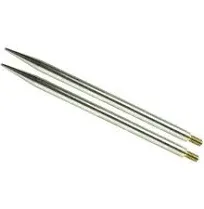 HiyaHiya Interchangeable Needle Tips 5 inch (13cm) Steel Size US 2 (2.75mm) HISTINTIP5-2