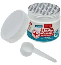 G.B.S 5 oz Styptic Powder for Animals Dogs with Sealed Top + Scoop, Cats & Birds Cutting Nails - Stop Bleeding Styptic Clotting Blood Powder – Easy to Apply (3)