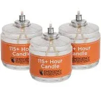 Emergency Candle Clear Mist Set of 3 Survival Candles