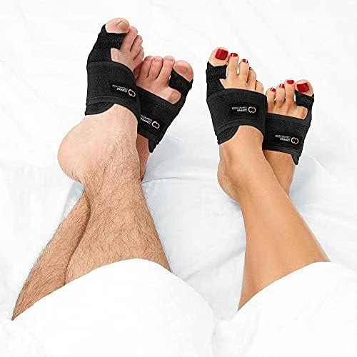 Copper Compression Bunion Corrector Toe Splints. Bunion Relief Brace and Toe Straightener. Orthopedic Brace for Men Women. 1 Pair. Bunions Support, Hallux Valgus Treatment, Feet (One Size)