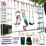 Trailblaze Ninja Warrior Obstacle Course for Kids Outside