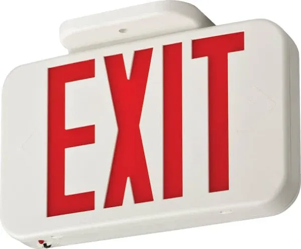 Lithonia Lighting LED Red Exit Sign EXRG M6