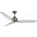 [ONE REPL. BLADE ONLY}Ceiling Fan Indoor Brushed Nickel 527 969 Florentine IV