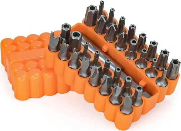 33-Piece Security Screwdriver Bit Set