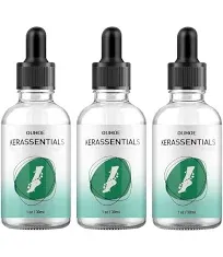 Kerassentials Nails Nutrient Oil,kerassentials Toenail Oil,Nail Repair Solution,Nail Renewal Liquid for Damaged & Discoloration Nail (Colorless 3pc)