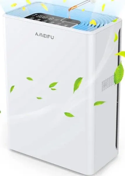 AMEIFU Air Purifiers for Home Large Room up to 1740sq.ft, H13 True Hepa Air P...