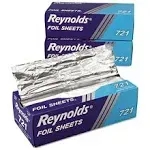 Reynolds Wrap Interfolded Aluminum Foil Sheets, 12 x 10.75, Silver, 500/Box